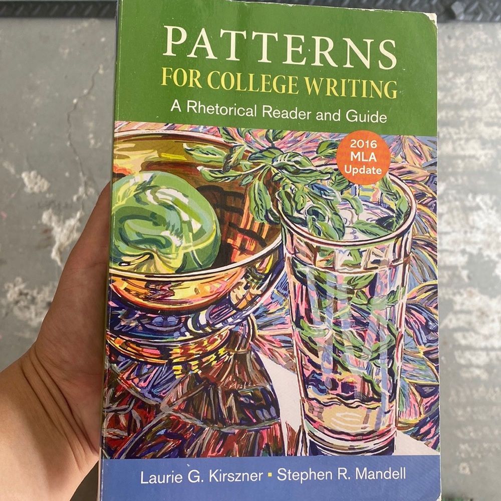 Patterns for college writing 2016 MLA update
